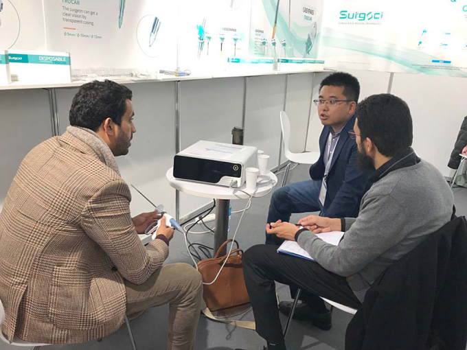 CE-zertifizierter 12-mm-Hasson-Typ Einweg-Trokar für laparoskopische Chirurgie Surgsci Medical 8