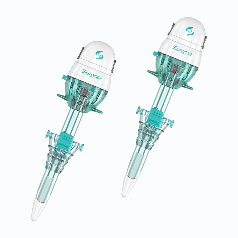 CE-zertifizierter 12-mm-Hasson-Typ Einweg-Trokar für laparoskopische Chirurgie Surgsci Medical
