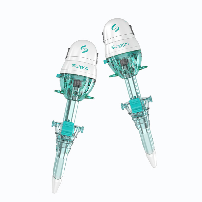 CE-zertifizierter 12-mm-Hasson-Typ Einweg-Trokar für laparoskopische Chirurgie Surgsci Medical