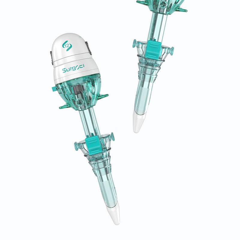 Laparoskopischer Hasson-Typ Trocar Stumpfe Spitze Trocar Einweg 12mm Hasson Trocar